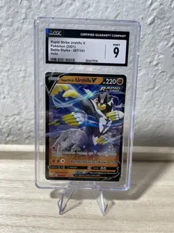 Rapid Strike Urshifu V Pokemon 2021 Battle Styles - 087/163 Holo CGC 9 - Image 1