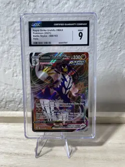 Rapid Strike Urshifu VMAX Pokemon 2021 088/163 Holo CGC 9 - Image 1