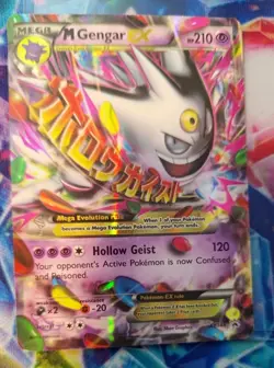 Pokemon Mega M Gengar EX XY166 - Image 1