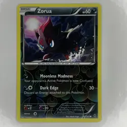 2015 Pokemon TCG XY BREAKthrough - Zorua [Reverse Holo] #89/162 - NM - Image 1