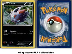 2011 Pokemon, Black & White Promos, #BW12 Zorua, Holo Black Star Promo - Image 1