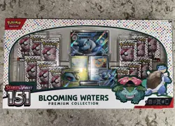Pokemon TCG Scarlet & Violet 151 Blooming Waters Premium Collection BUBBLE WRAP! - Image 1