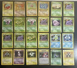 POKEMON 24 VINTAGE HOLOS CARDS LOT ( BASE SET , FOSSIL , NEO GENESIS , JUNGLE - Image 1
