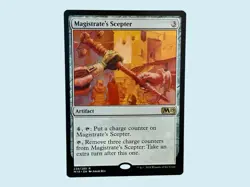 Magistrate's Scepter, Core Set 2019, Near MINT, Magic the Gathering MTG - Image 1