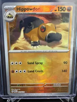 Pokemon Prismatic Evolutions Hippowdon Masterball Reverse Holo Card 053/131 - Image 2