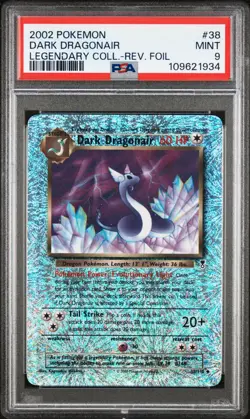 Dark Dragonair 38/110 PSA 9 Pokemon Card Legendary Collection MINT - Image 1