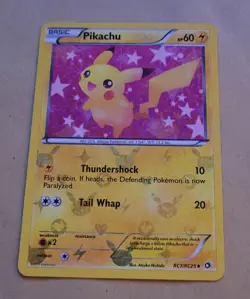 POKEMON PROMO CARD - RADIANT COLLECTION - PIKACHU RC7/RC25 (HOLO) RARE NM - Image 1