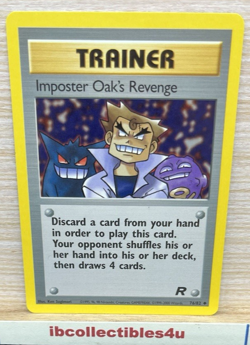 IMPOSTER OAK'S REVENGE - 76/82 - Team Rocket - Pokemon Card - Vintage NM - Image 1