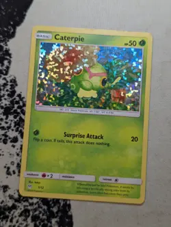 Caterpie - 1/12 - Holo - McDonalds 2019 Collection - LP/MP - Pokemon Card - Image 1