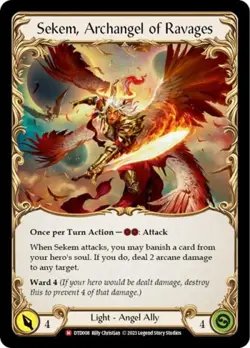 Flesh and Blood FAB Figment of Ravages / Sekem, Archangel of Ravages NM - Image 1
