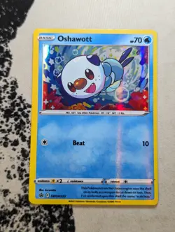 Oshawott SWSH222 Black Star Holo Promo - VLP - Pokemon Card - Image 1