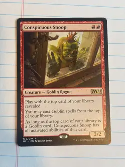 Conspicuous Snoop Core Set 2021 Magic the Gathering Card - Image 1