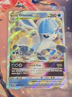 Glaceon VSTAR SWSH197 SWSH: Sword & Shield Promo Cards Holo NM - Image 1