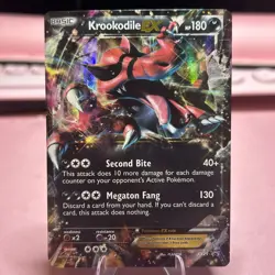 Krookodile EX XY25 NM Foil Promo Rare Pokemon Card - Image 1