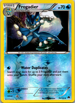 Pokemon Frogadier 39/122 XY BREAKpoint Reverse Holo Near Mint TCG NM Card - Image 1