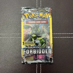 Pokemon TCG - Sun & Moon: Forbidden Light 3 Card Booster Pack [Zygarde Artwork] - Image 1