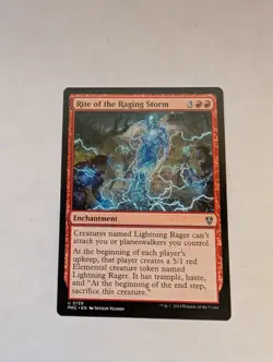 Rite of the Raging Storm [Murders at Karlov Manor Commander] Magic MTG - Image 1
