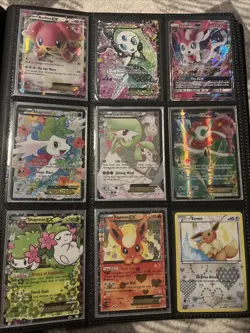 XY Black & White Radiant Collection Legendary Treasures 100+ Pokemon Card Binder - Image 1