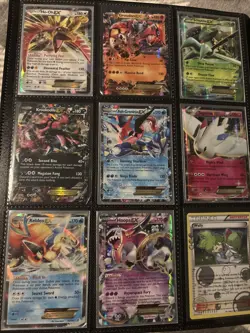 XY Black & White Radiant Collection Legendary Treasures 100+ Pokemon Card Binder - Image 2