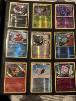 XY Black & White Radiant Collection Legendary Treasures 100+ Pokemon Card Binder - Image 3