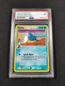 Pokemon Card Reverse Holo Swablu 65/101 PSA 9 MINT ex Dragon Frontiers - Image 1