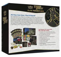 Crown Zenith Pokemon TCG Elite Trainer Box Factory Sealed ETB - Image 2