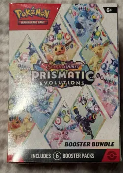 Pokemon TCG Scarlet Violet Prismatic Evolutions Booster Bundle Sealed, 6-Pack - Image 1