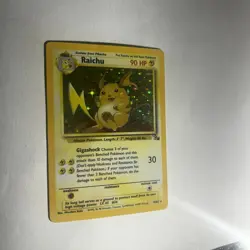 Raichu 14/62 Holo Fossil Pokemon Card TCG WOTC LP - Image 1