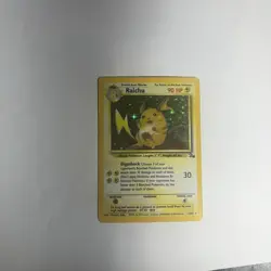 Raichu 14/62 Holo Fossil Pokemon Card TCG WOTC LP - Image 3