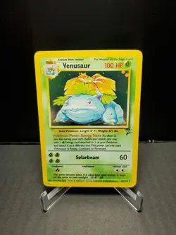 Pokemon TCG Venusaur 018/130 Base Set 2 Vintage Holo WOTC 1999-2000 HP - Image 1