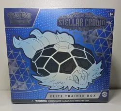Pokemon TCG Scarlet & Violet Stellar Crown Elite Trainer Box - Image 1