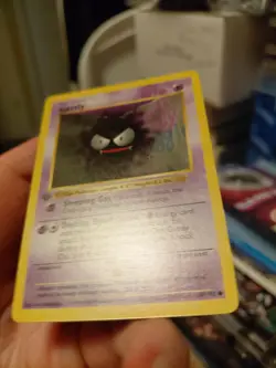 1st Edition Shadowless Gastly 50/102 Pokemon TCG Base Set 1999 NM To Mint Clean - Image 5
