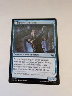 Delver of Secrets Innistrad: Midnight Hunt Regular MTG NM - Image 1