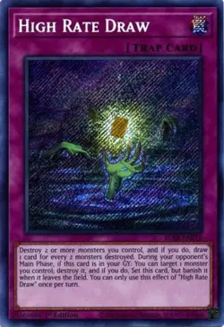 High Rate Draw - BLAR-EN018 - Secret Rare - 1st Edition - Lightly Played - Image 1