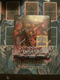 Yugioh Sealed 2013 Tin Blaster Dragon Ruler Of Infernos Sealed 5 Vintage Packs - Image 1