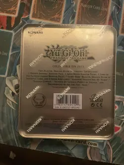 Yugioh Sealed 2013 Tin Blaster Dragon Ruler Of Infernos Sealed 5 Vintage Packs - Image 3