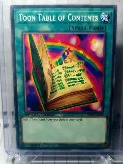 Konami Yugioh TCG, Toon Table of Contents, 1st Edition, SS04-ENB20 "Speed Duel" - Image 1