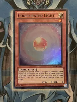 Yugioh Consecrated Light AP04-EN006 Super Rare VLP - Image 1