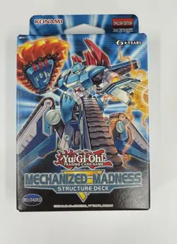 YUGIOH 1ST ED MECHANIZED MADNESS STRUCTURE DECK FACTORY SEALED NEW - Image 1
