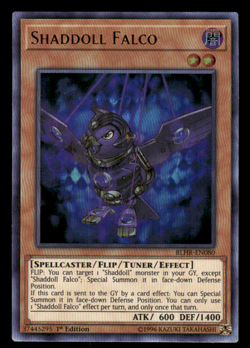 Yugioh Shaddoll Falco BLHR-EN080 Ultra Rare 1st Ed NM - Image 1