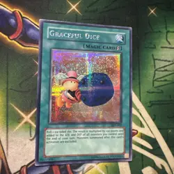 Yugioh! Graceful Dice EDS-002 Prismatic Secret Rare VLP - Image 1
