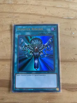 Yugioh Monster Reborn RA03 EN052 Secret Rare 1st ED - Image 1