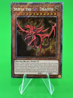 Yu-Gi-Oh Quarter Century Stampede Slifer The Sky Dragon PSR RA04-EN117 NM!!! - Image 1