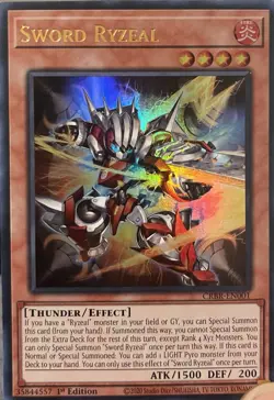 Yugioh Ryzeal/Mitsurugi Archetype deck 1st edition mint condition - Image 1
