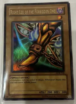 Yu-Gi-Oh! TCG Right Leg of the Forbidden One Legend of Blue Eyes White Dragon... - Image 1