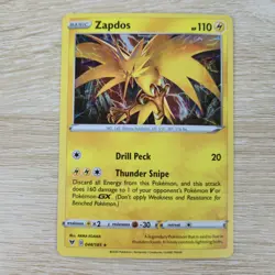 WHOLE SWIRL NM Zapdos 48/185 Cosmos Blister Promo Holo Rare Pokemon Card Voltage - Image 3