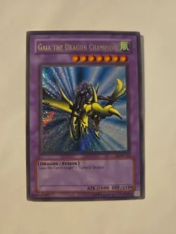 Gaia The Dragon Champion (LOB-125) Secret Unlimited - Image 1