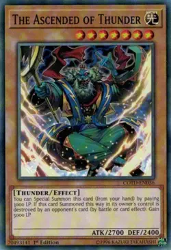 The Ascended of Thunder - COTD-EN036 - Common - 1st Edition - Lightly Played - Image 1