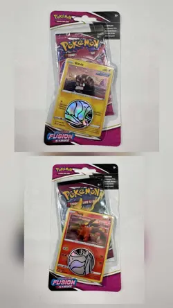 Pokemon TCG Fusion Strike Checklane Blister Pack Set - Blitzle & Tepig - Image 1