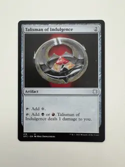 Talisman of Indulgence MTG Magic the Gathering Card NM Near Mint AFC - Image 1